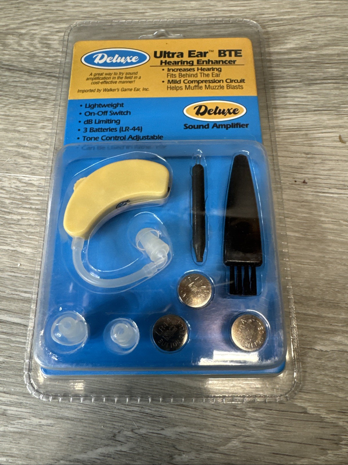 Walkers Ultra Ear BTE Hearing Sound Enhancer NIP