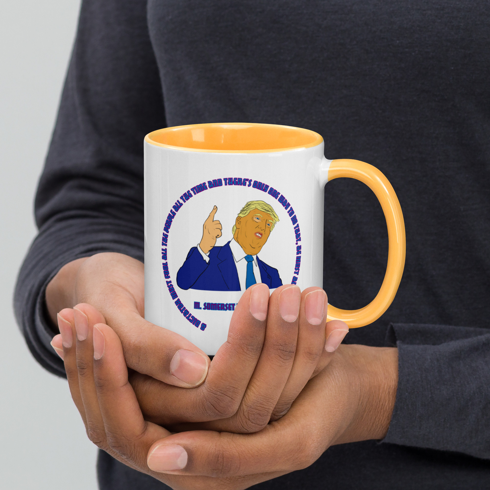 Somerset Maugham Quote Mug Trump Anti-MAGA Dictator Autocracy