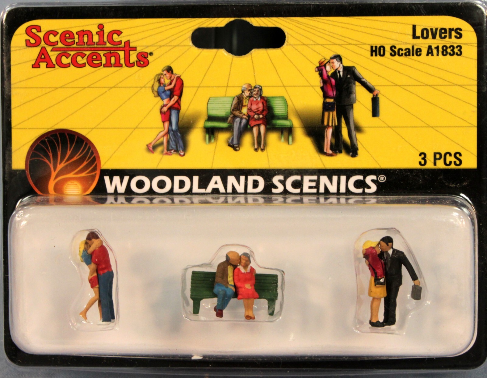 Woodland Scenics HO/HOn3 Set of Lovers (1833)