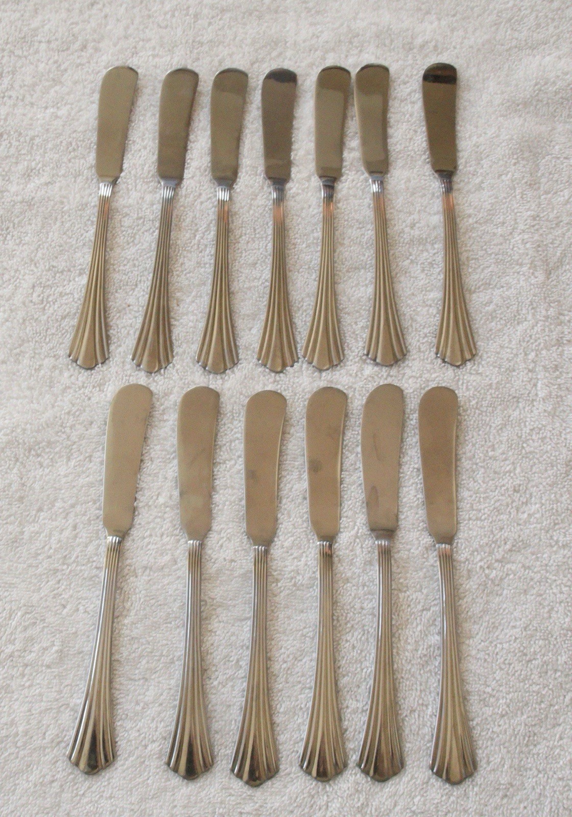International Silver Symmetry Freemont Butter Knife Set of 13 Stainless China