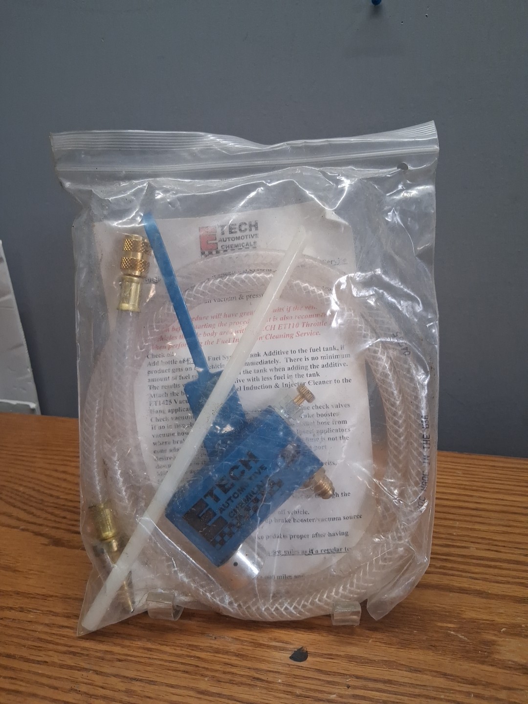 E Tech ET1425 Fuel Induction Cleaning Tool System...