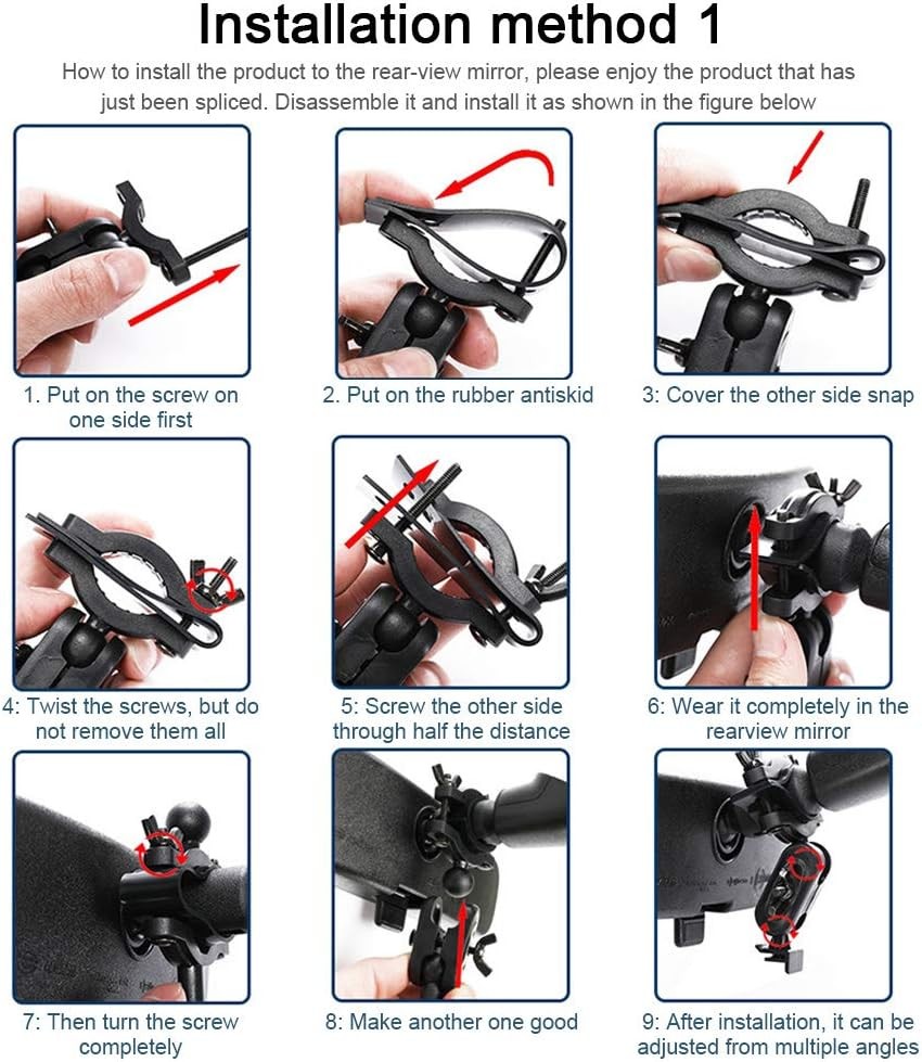 Dash Cam Mount, Car Interior Holder Camera Bracket Universal black