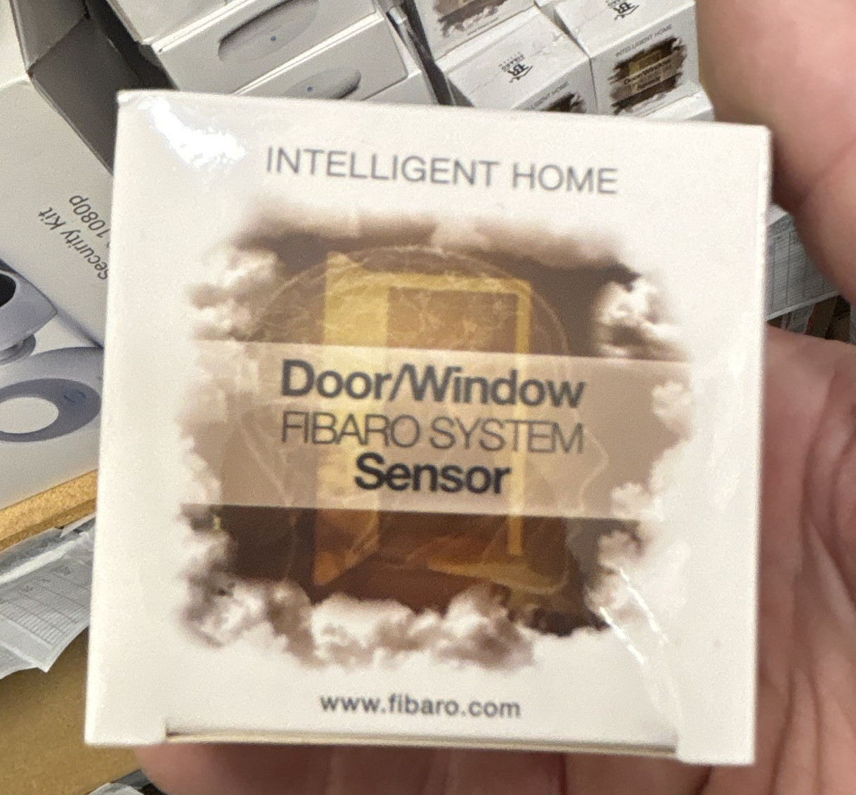 Fibaro Wireless Door/Window Sensor White Z-Wave Battery Indoor Only