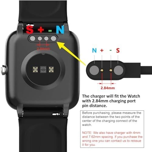 2 Pack Replacement Charger for VeryFit Da Fit Smart Watch USB Cable