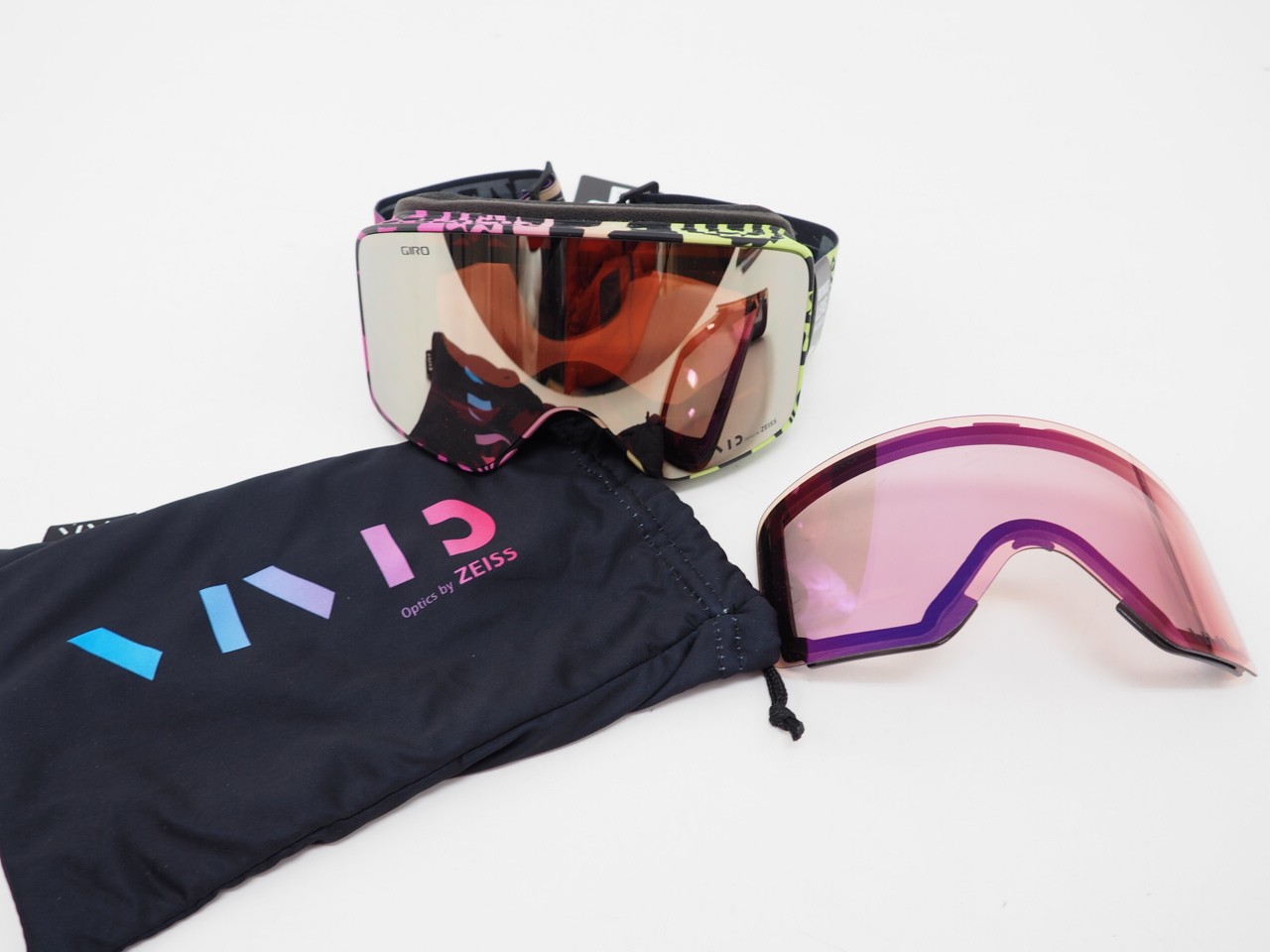 NEW Giro Method Adult Winter Sports Goggles Glow Green Vivid Onyx +Infrared Lens