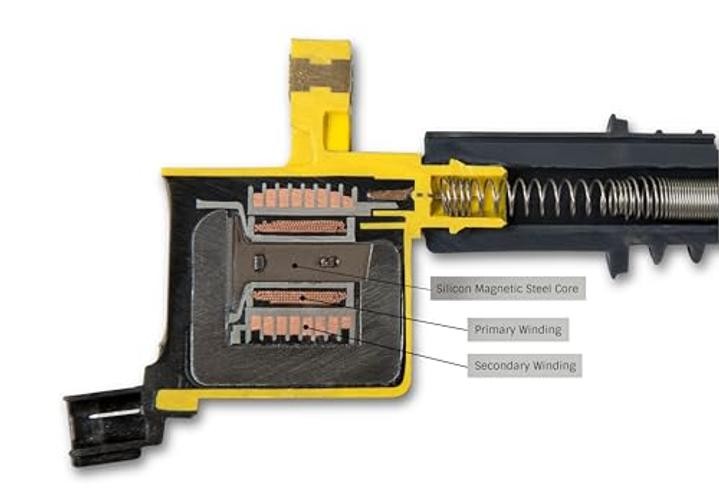 ACCEL 140033E SuperCoil Ignition Coil - Yellow, 140033E SuperCoil-Single