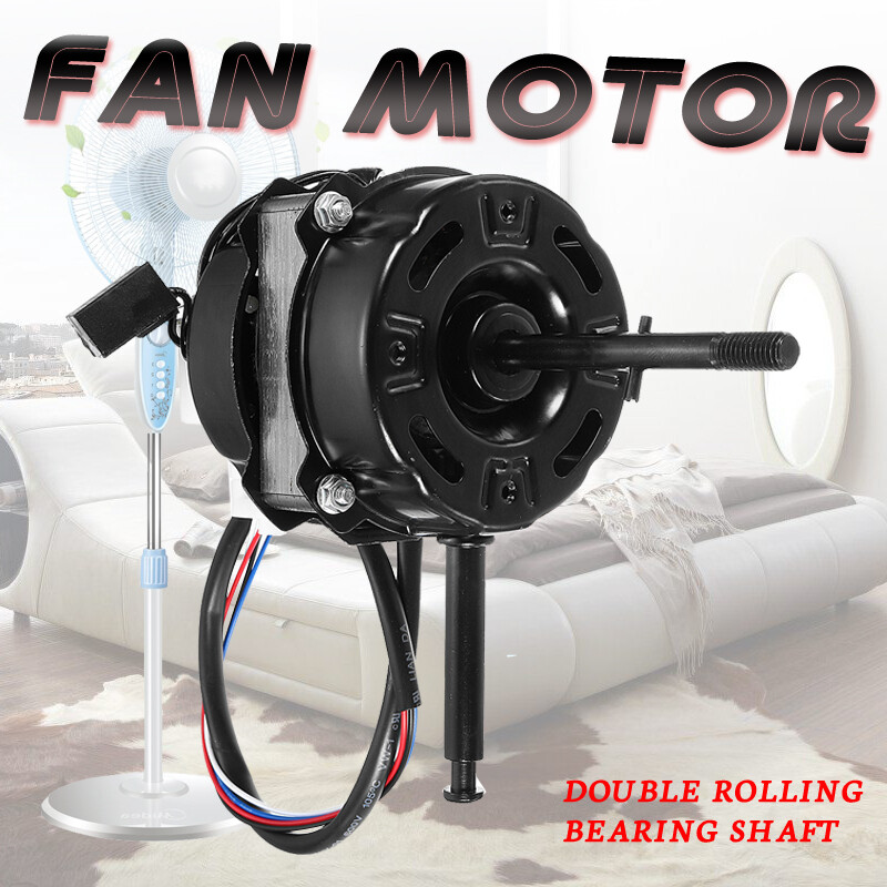 Electric Table Floor Fan Motor Parts Double Bearing Shaft Motor 60W Pure Copper
