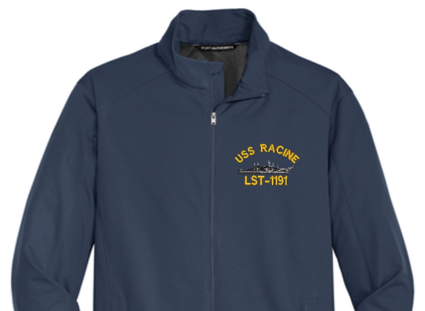 USS RACINE LST-1191 Soft Shell Jacket.  New.  U.S. Navy
