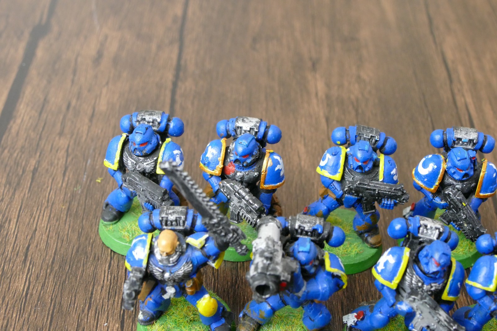 Warhammer 40k Space Marines Firstborn Ultramarines Tactical Squad x10 Painted