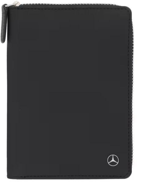 Genuine Mercedes-Benz Wallet, Passport Holder, Black Nappa Leather B66959640