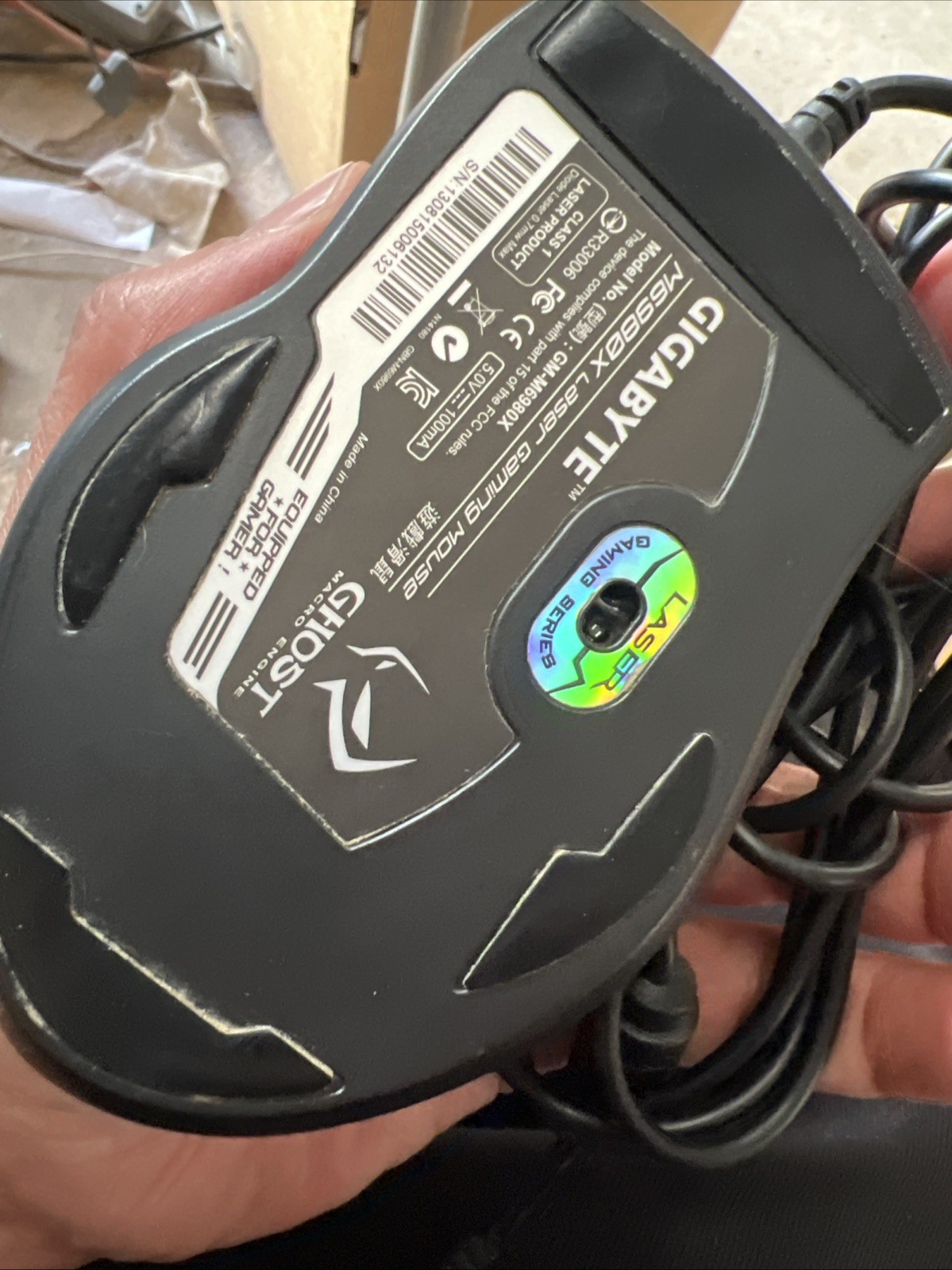 Gigabyte GM-M6980X Wired USB Laser Gaming Mouse
