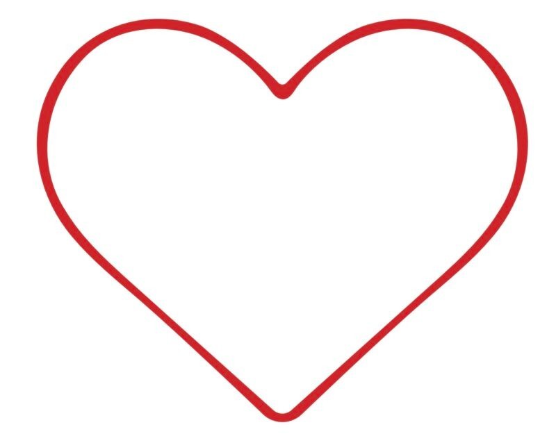 Heart Clay Cutter Shape Set ~ Polymer Crafting Tool ~ Stackable Outline
