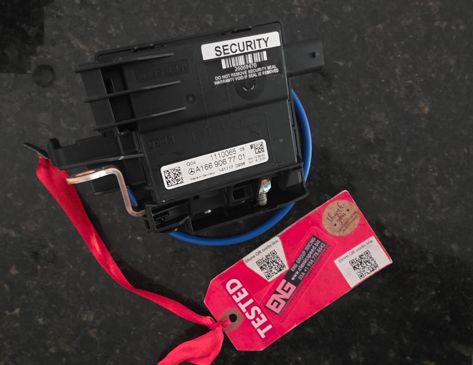 1-YEAR WARRANTY: NEW OEM A1669067701 MBENZ-AMG GLE W166 C292 CURRENT FUSE MODULE