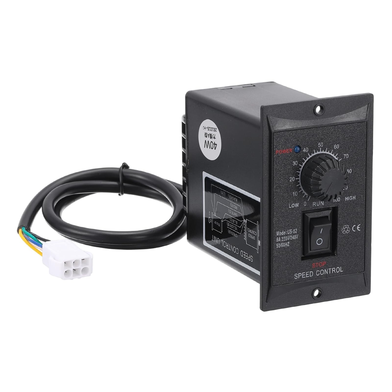MECCANIXITY 40W 220V AC Motor Speed Controller, US-52 50/60Hz Motor Controlle...