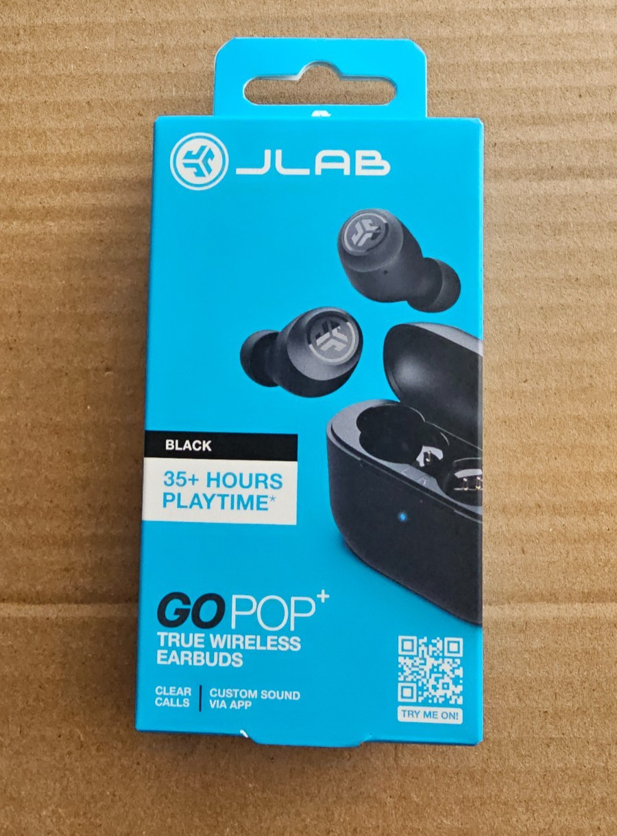 JLab - GO Air POP True Wireless In-Ear Headphones - Black
