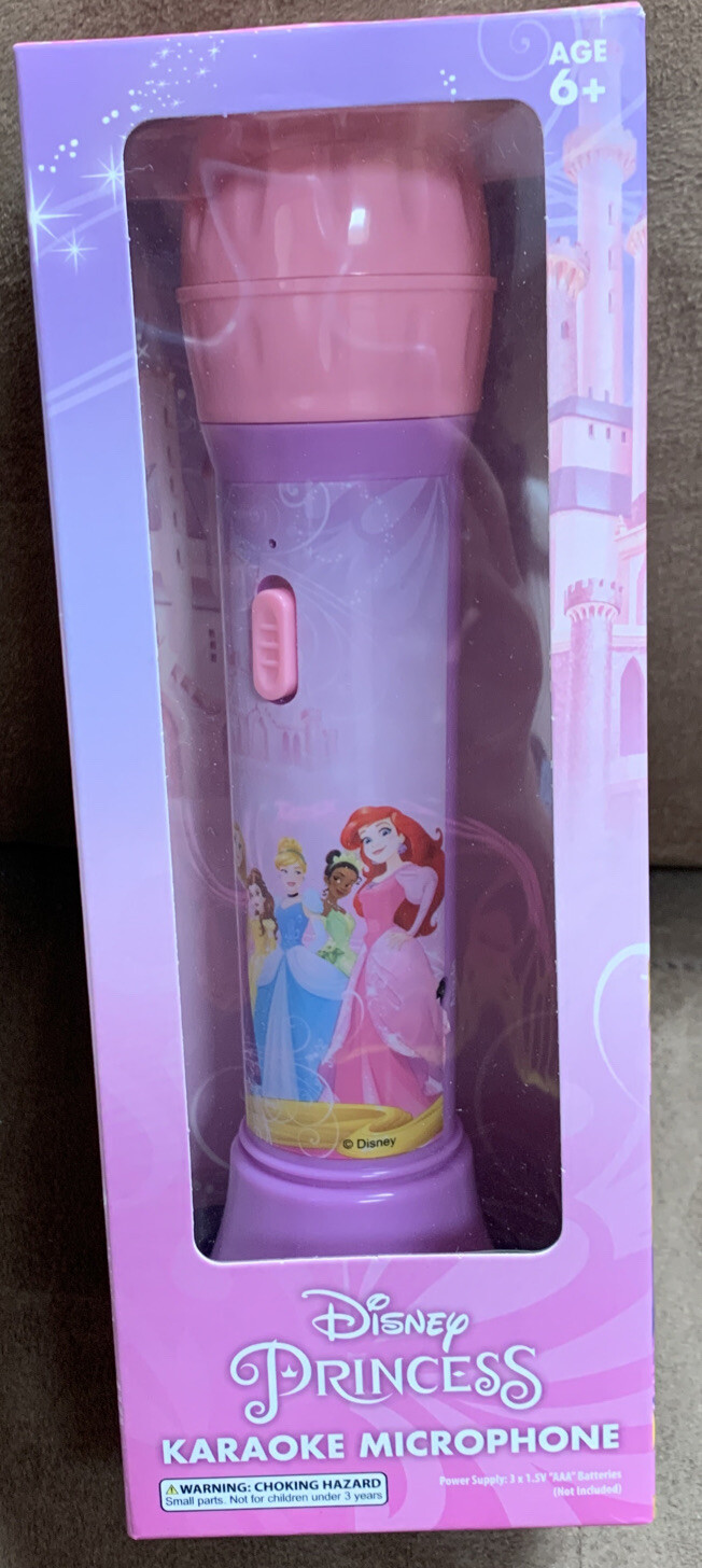 DISNEY PRINCESS KARAOKE MICROPHONE HIGH QUALITY SOUND SUPER CUTE!!