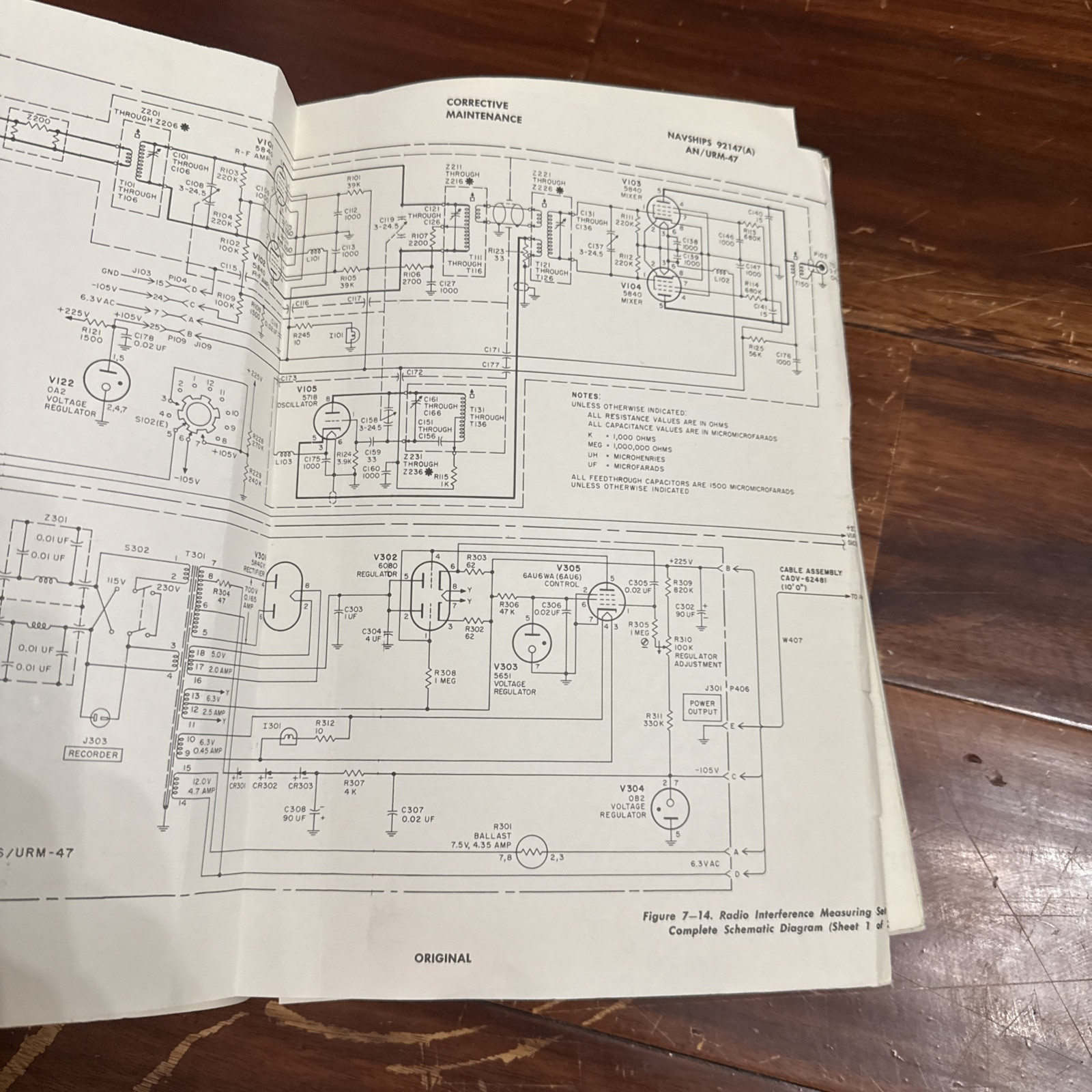 Radio Interference Measuring Set AN/URM-47 Air Force Technical Manual 1955