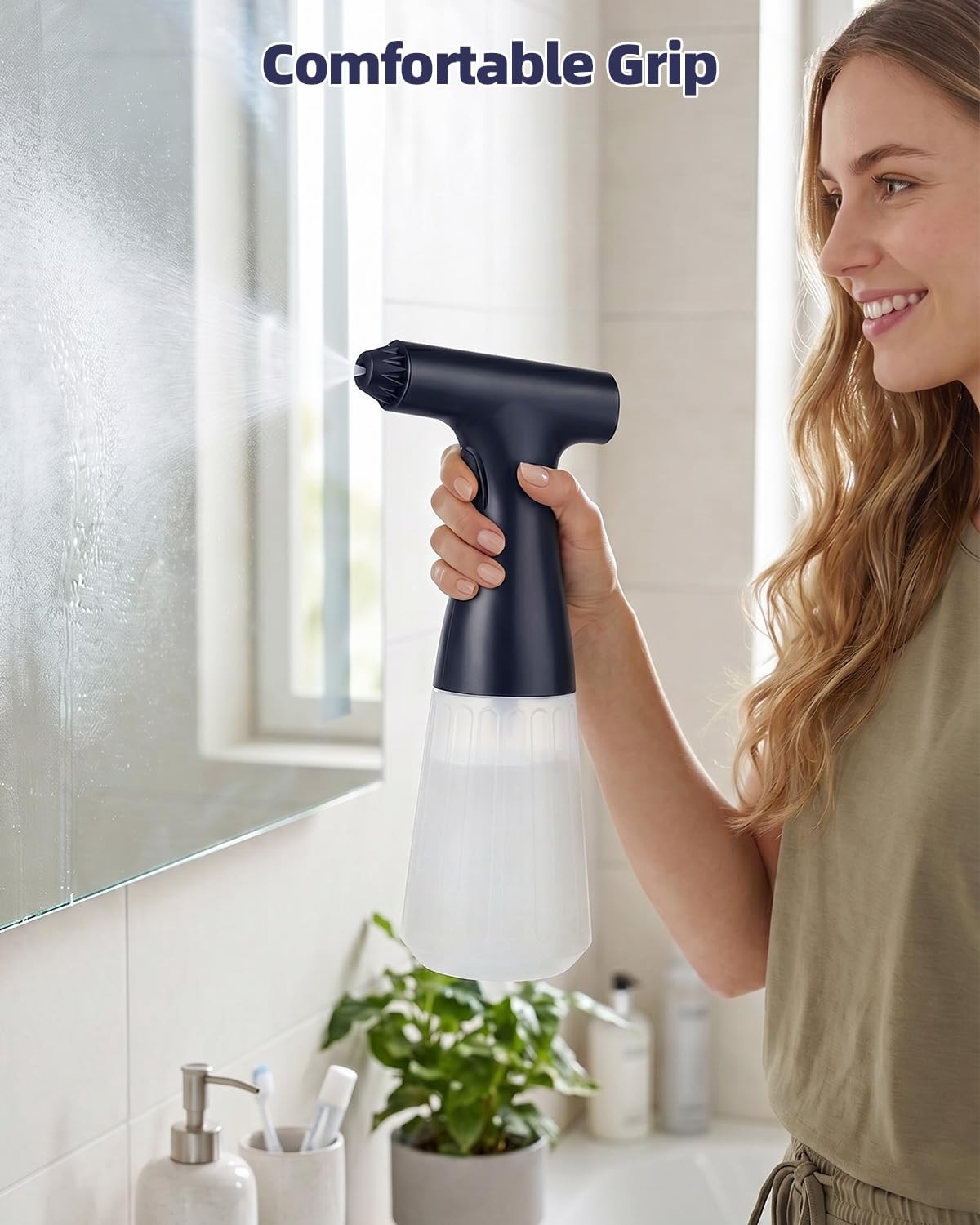 Wedama Electric Spray Bottle, 17 oz Empty Spray Bottles Automatic Spray Bottl...
