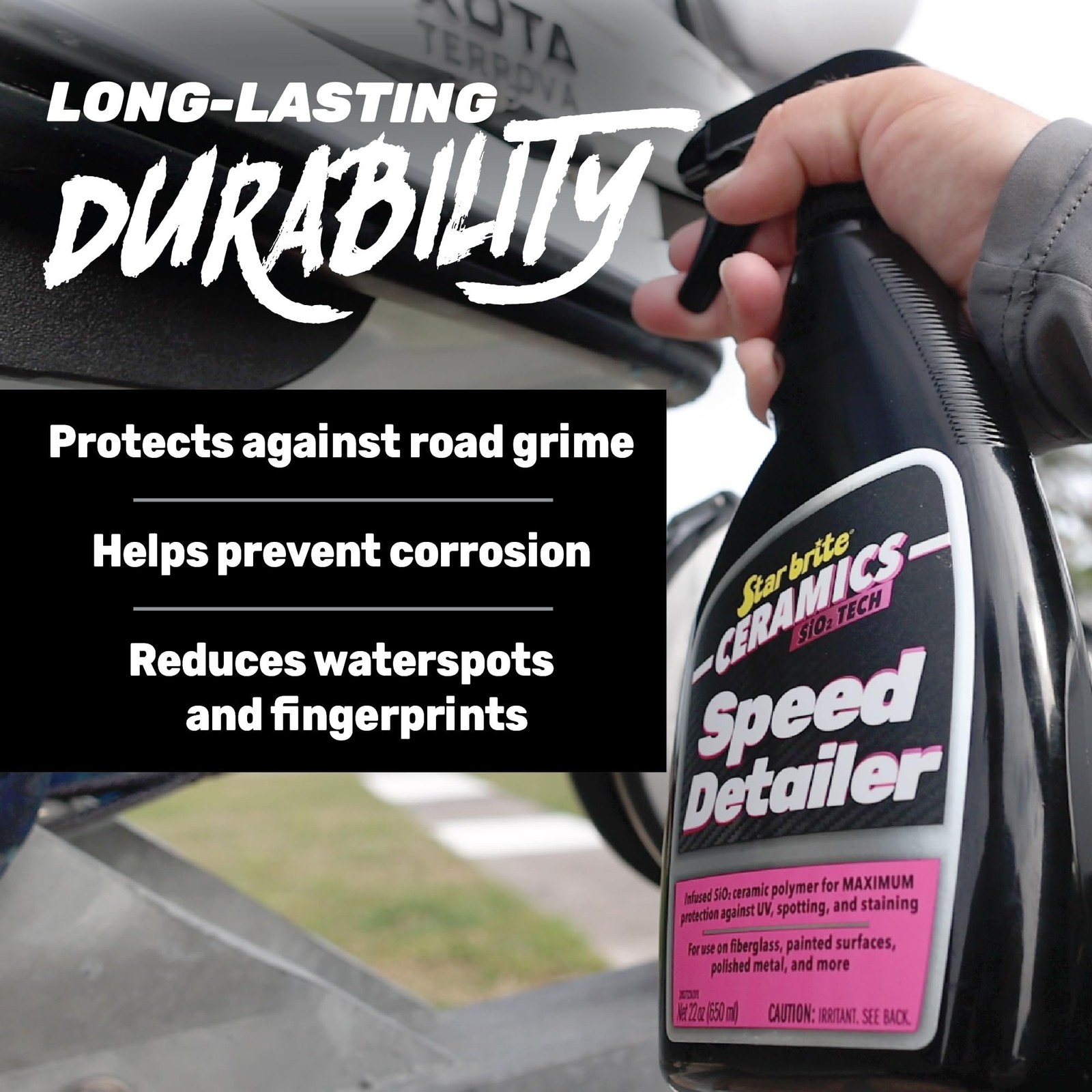 STAR BRITE Ceramics Speed Detailer SiO2 Infused - Ultimate Shine & Protection...