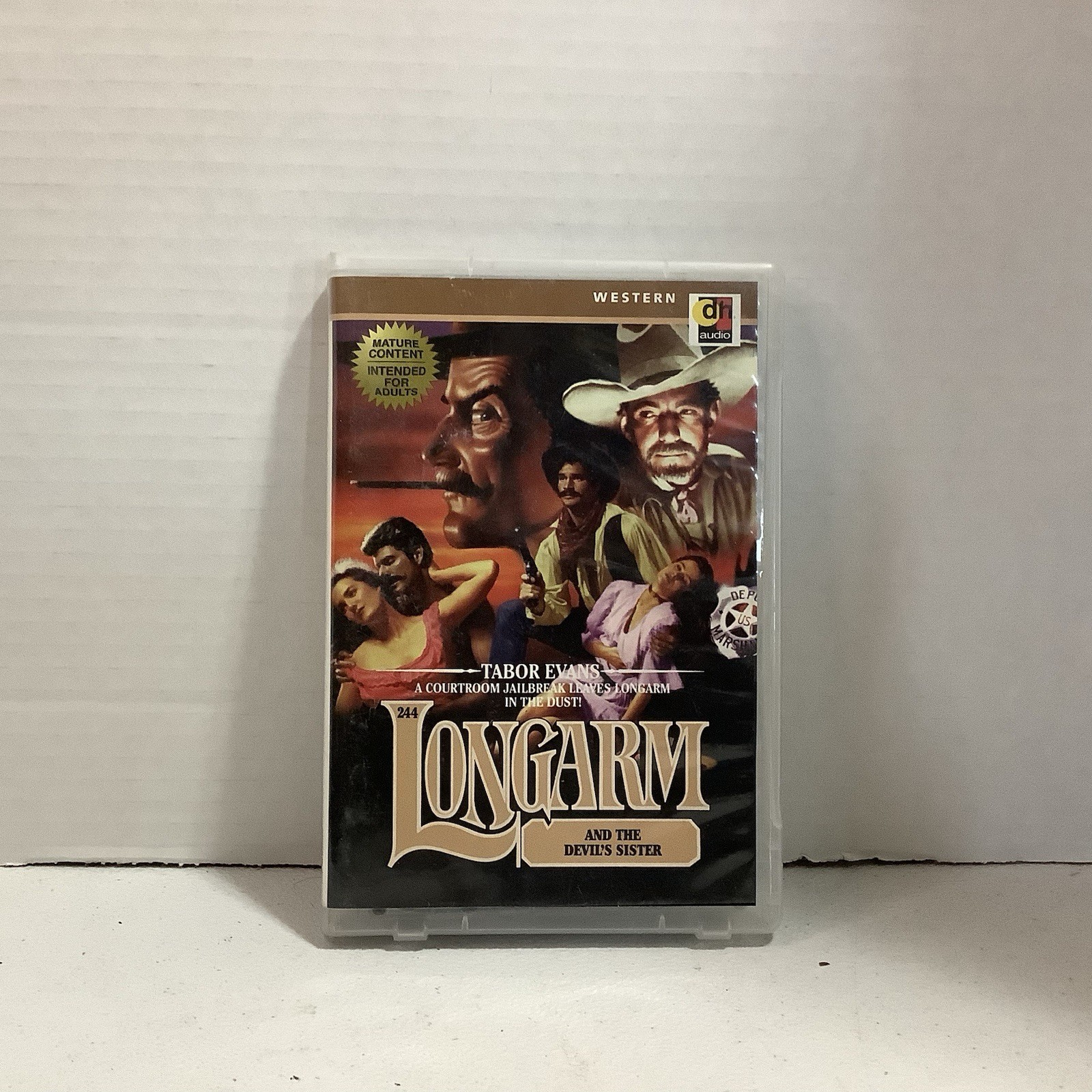 Tabor Evans Longarm & The Devil’s Sister Books on Cassette, MULTIPLES SHIP/FREE!