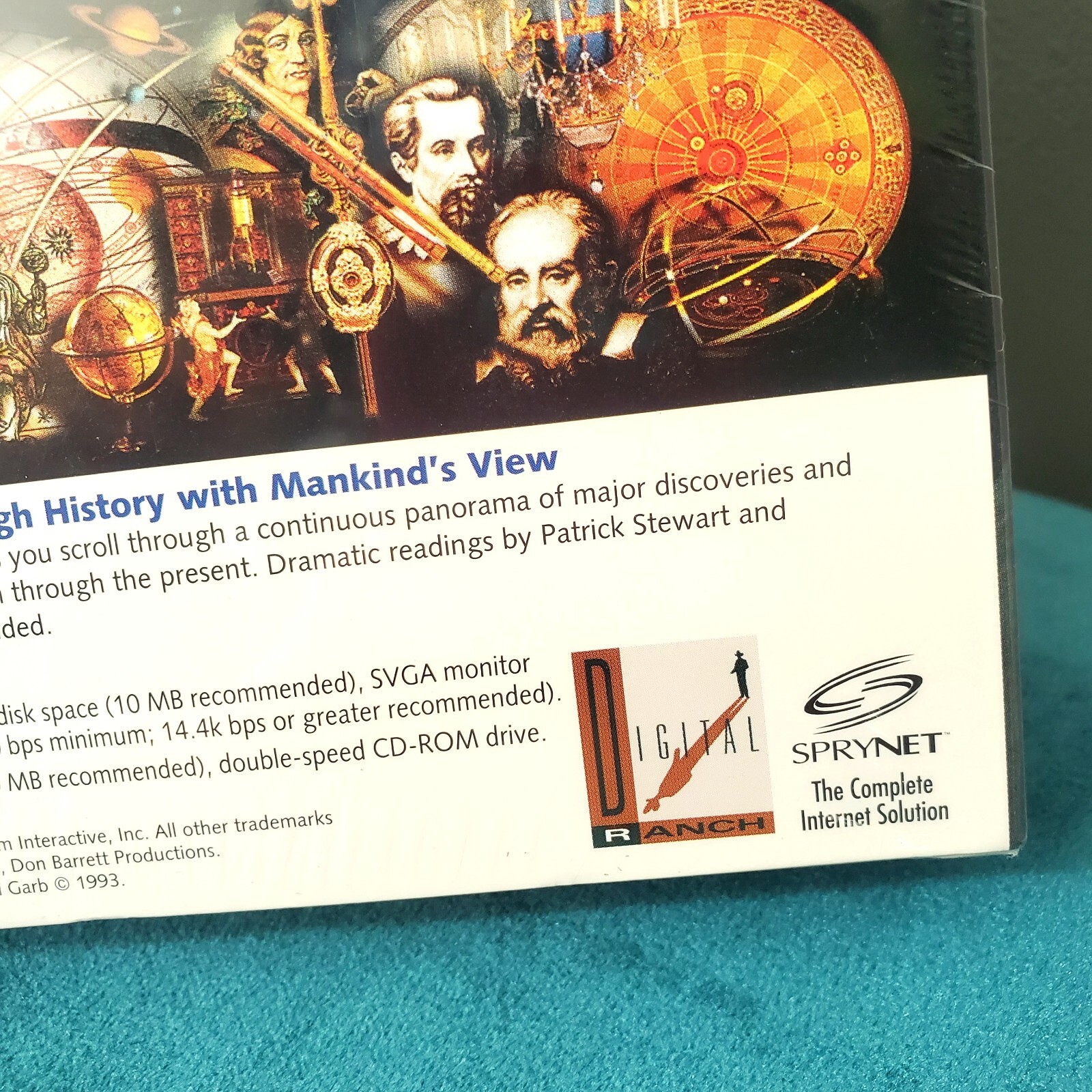 Nine Worlds Hosted By Patrick Stewart CD ROM Sealed Palladium Interactive 1996