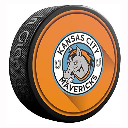 Kansas City Mavericks Team Logo Official ECHL Collectible Souvenir Hockey Puck