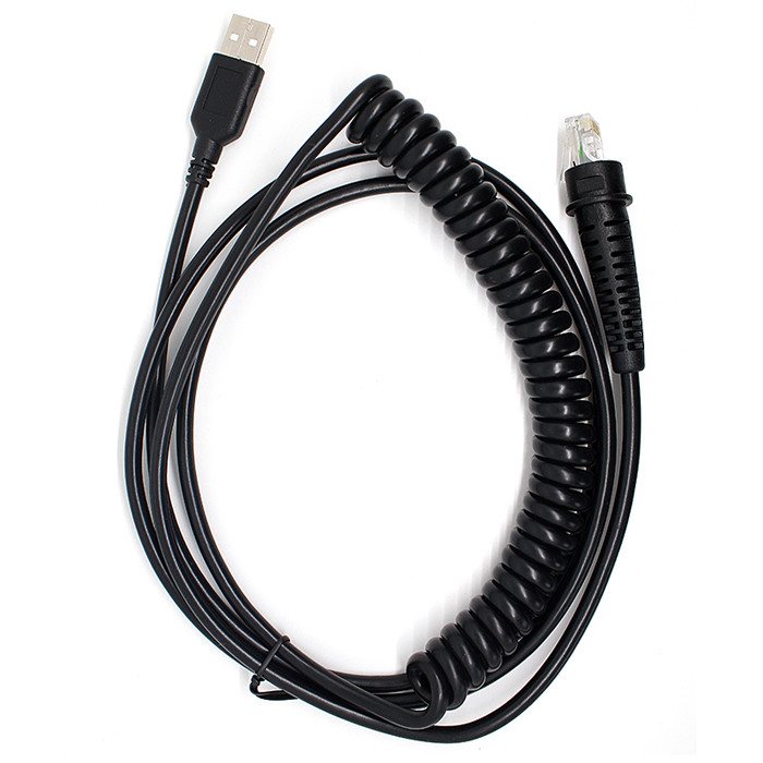 9FT Coiled USB Cable For Honeywell 1900G 1200G 1250G 1300G 1400G Scanner Reader