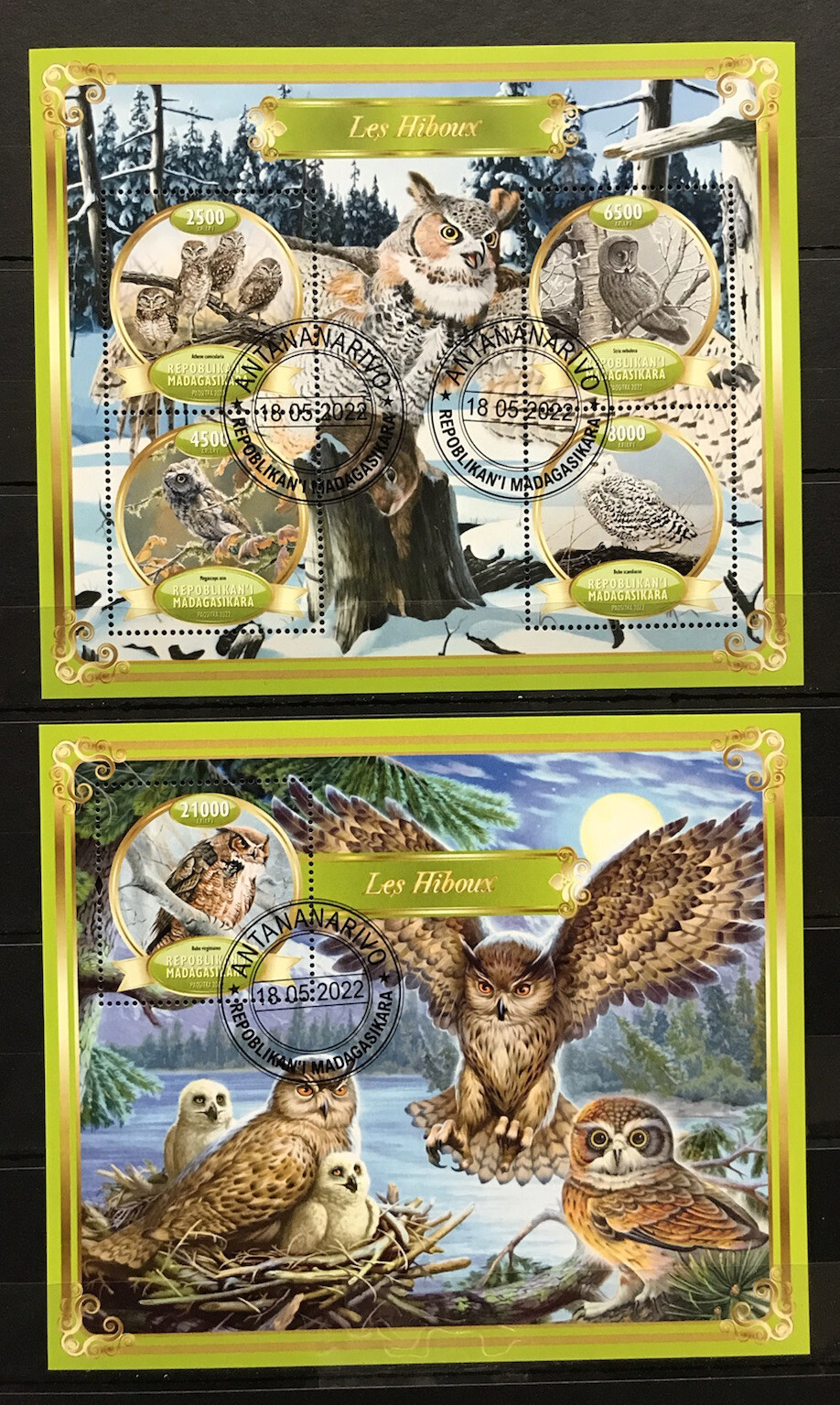 Owls / Birds / Mocho/ Lechuza / Gufo / Hibou - CTO - P2-2