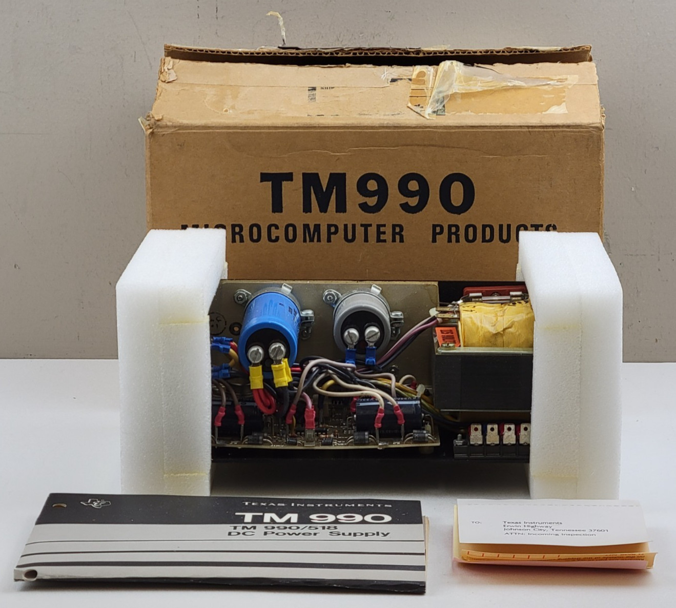 Texas Instruments TM 990/518 DC Power Supply for TM 990 16-bit Microcomputer