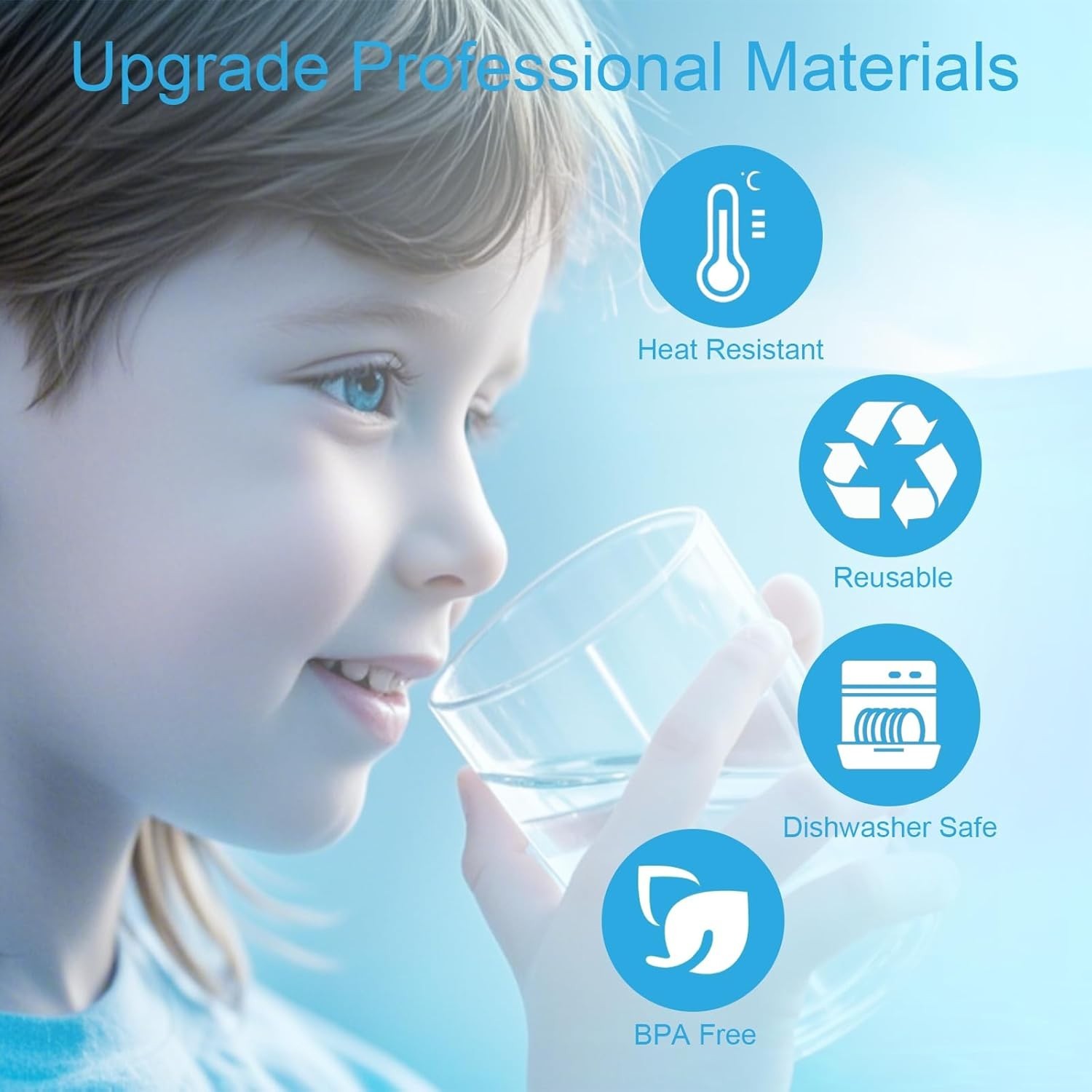 Durable Leak-Proof Silicone Caps for Instant Water Jug Replacement - 5 PCS