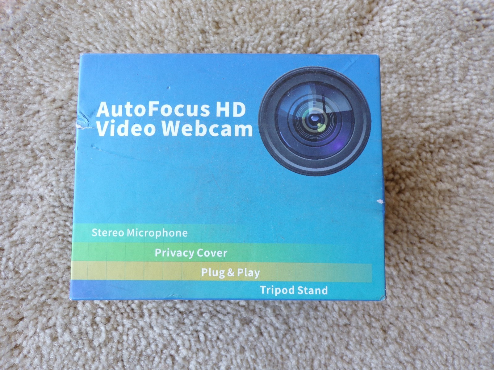 AutoFocus Full HD Video Webcam - Built-in Mic; @c17