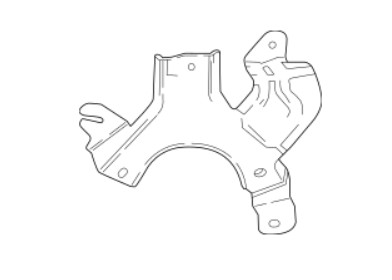 Genuine Mazda Blind Spot Detection System Warning Sensor Bracket KB8C-67-ZP1A