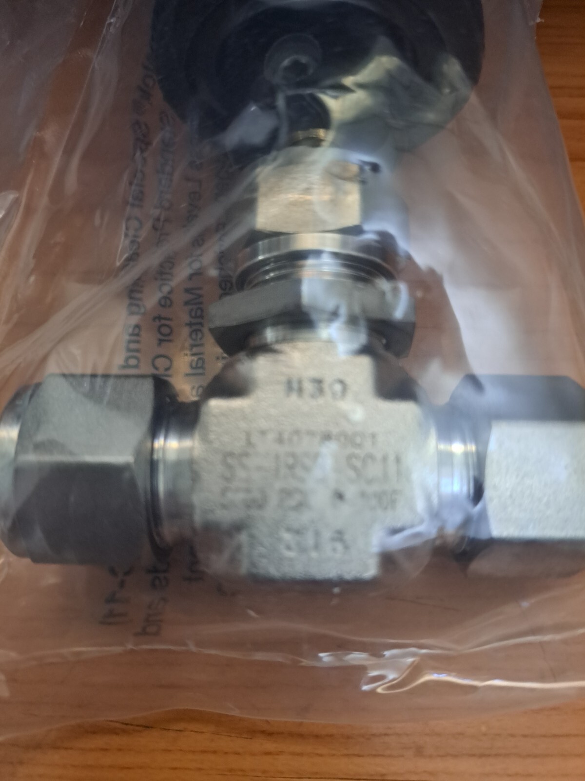 Swagelok SS-1RS8 1/2" Regulating stem needle valve
