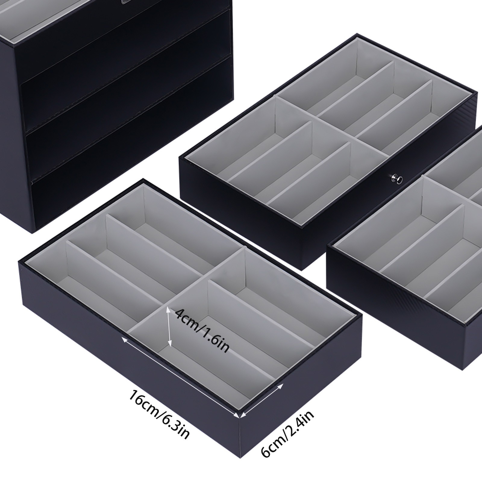 24-Slots Multiple Glasses Organizer Eyeglass Sunglass Storage Box Display Holder