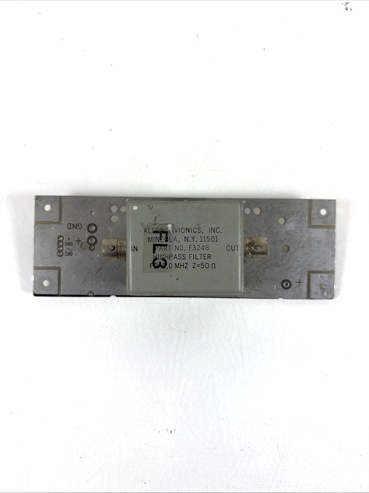 Allen Avionics F3248 High Pass Filter