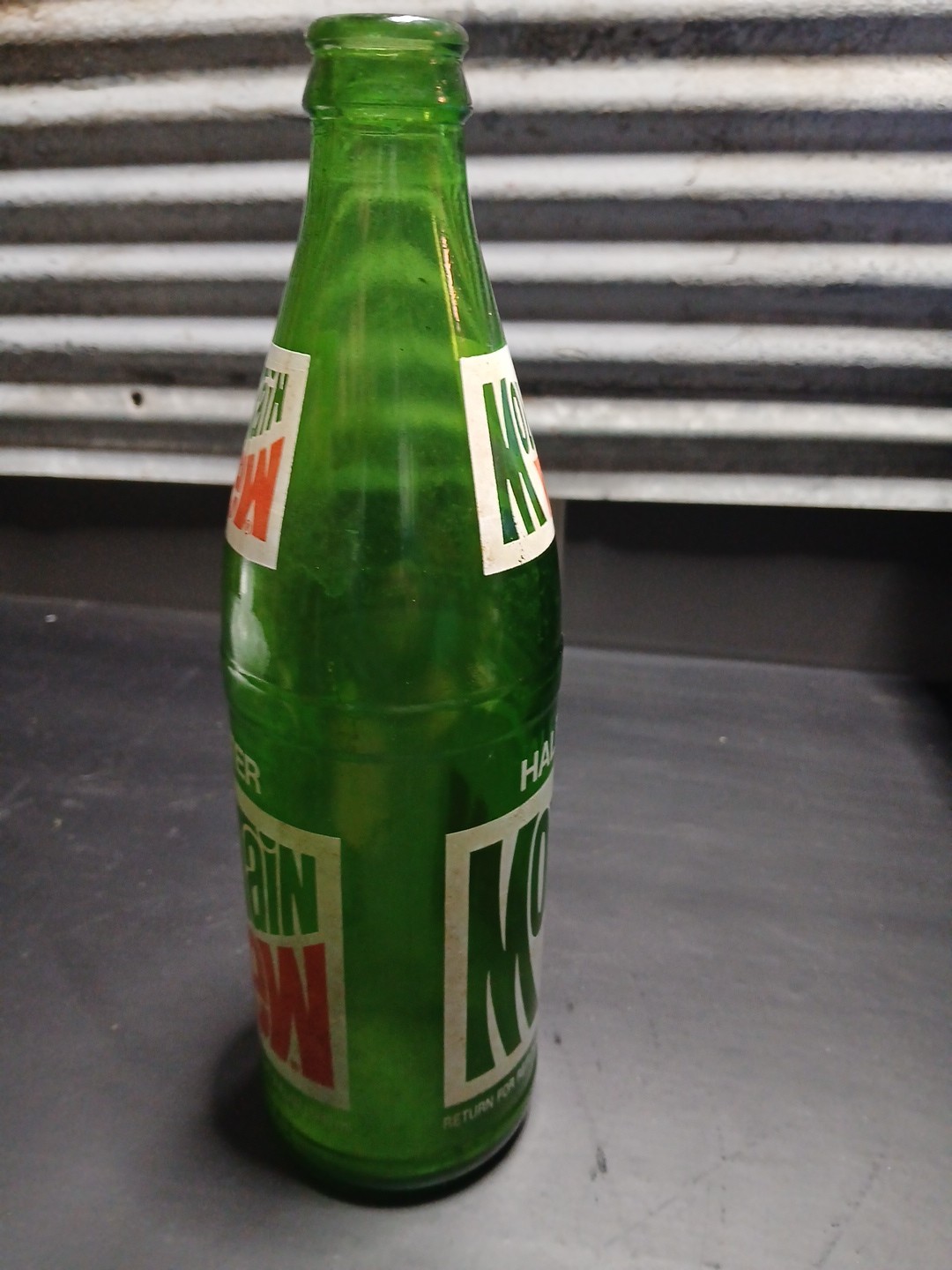Mountain Dew Bottle Half Liter Glass Bottle Very Nice Condition