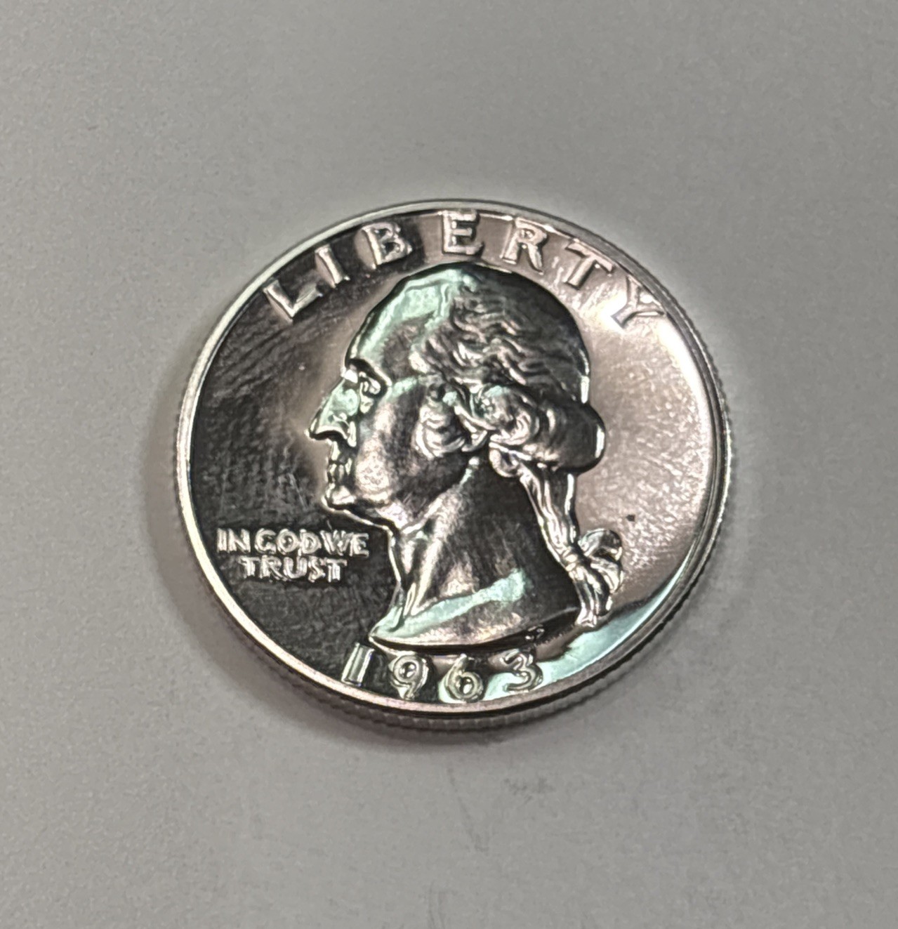 1963 Washington Silver Proof Quarter! ENN Coins