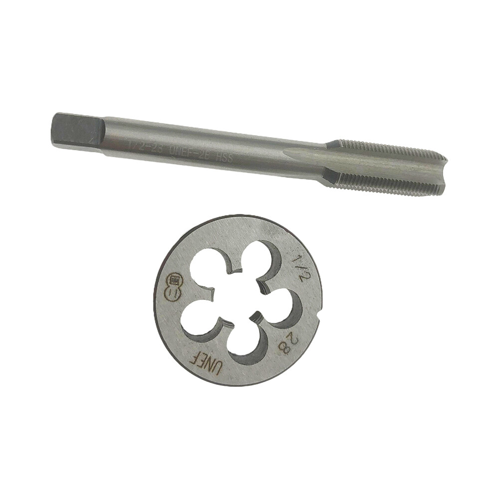 1/2"-28 Tap and Die Set High Quality (1/2" x 28) 22LR 223 5.56 9mm USA FREE SHIP