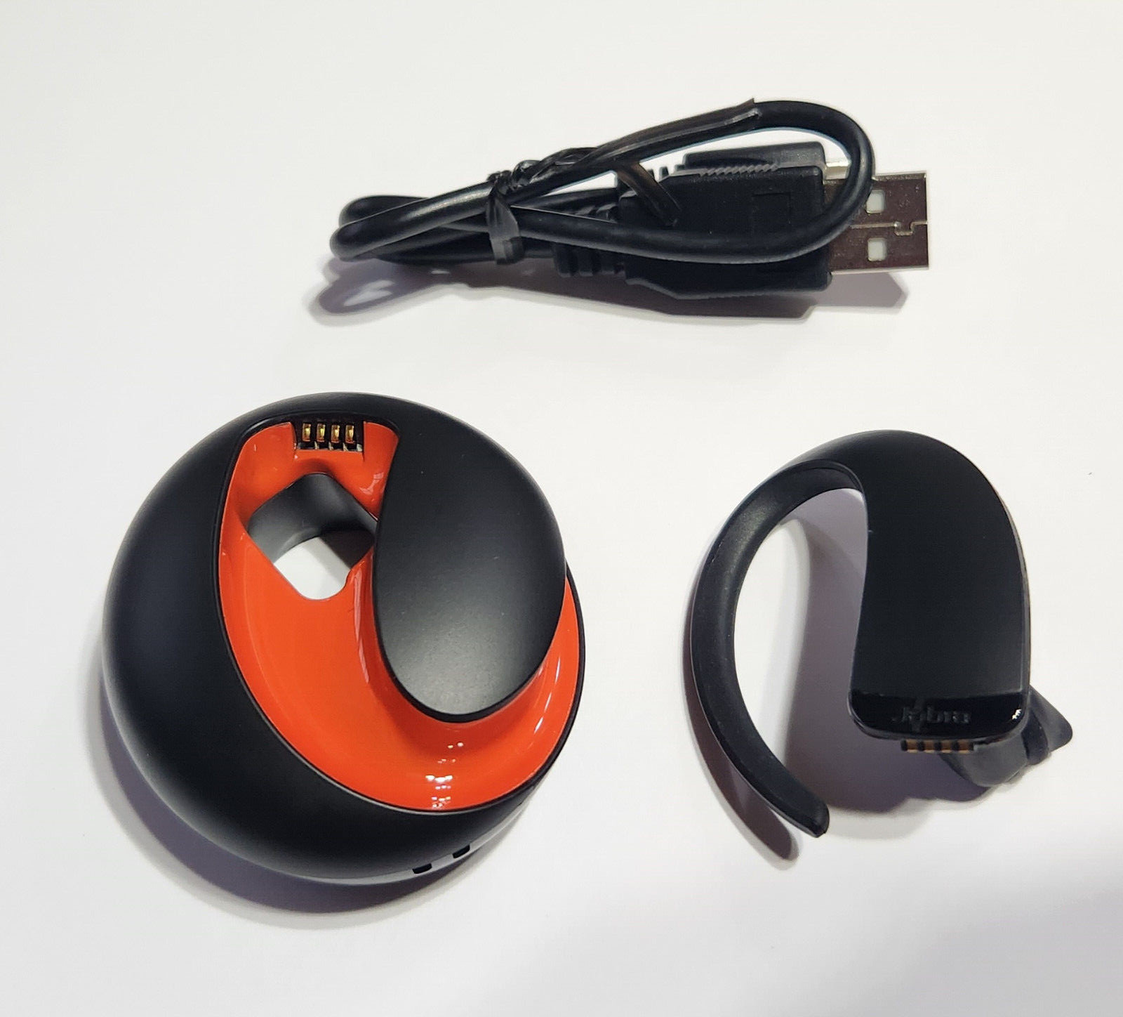 Unused Black Jabra STONE3 Wireless Headset with Charger Dock & Cable in Bulk Pkg