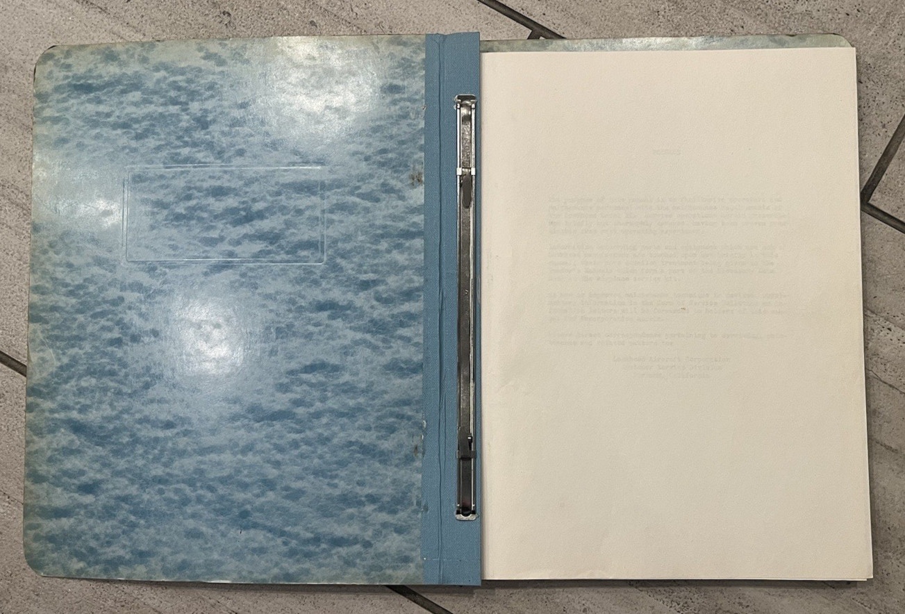 Lockhead 12 Service Manual Illustrated Older Copy
