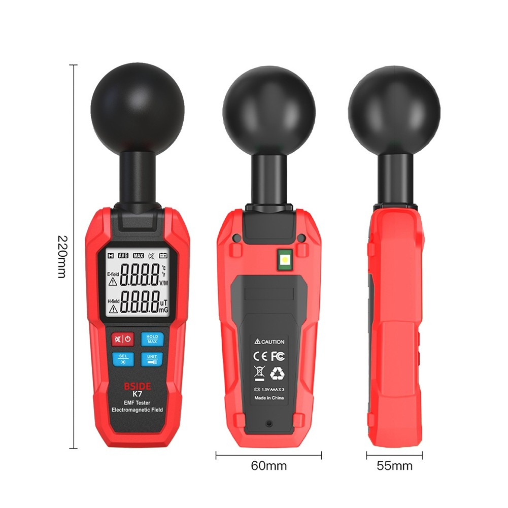 EMF Meter Professional Electromagnetic Field Detector Radiator3623