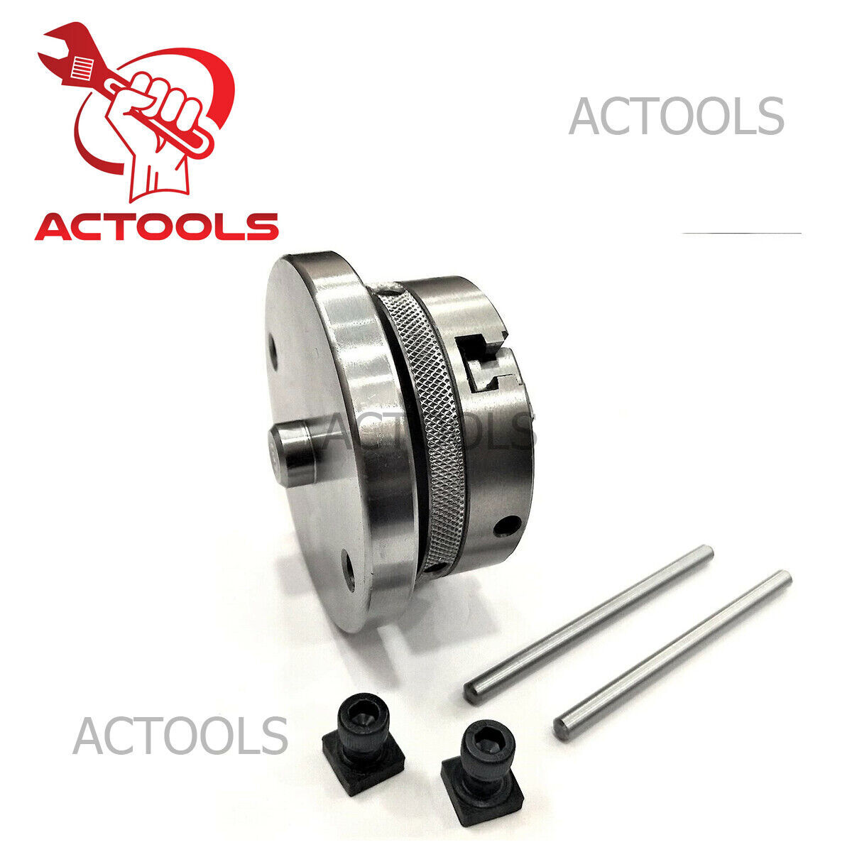 Tilting Rotary Table 4'' with 65mm 3 jaw Self Centering Chuck And Backplate Tool