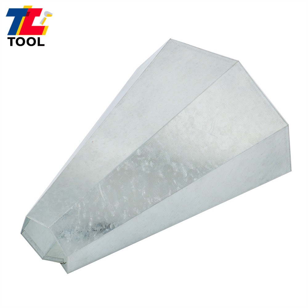 2 Pack 8 lbs Medium Size Chicken Cone Galvanized Steel Poultry Restraining Cone