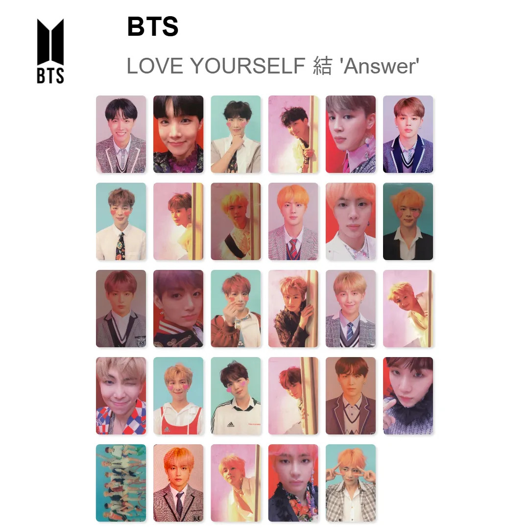 BTS LOVE YOURSELF 結 'Answer' Official Photocard KPOP Special Gift