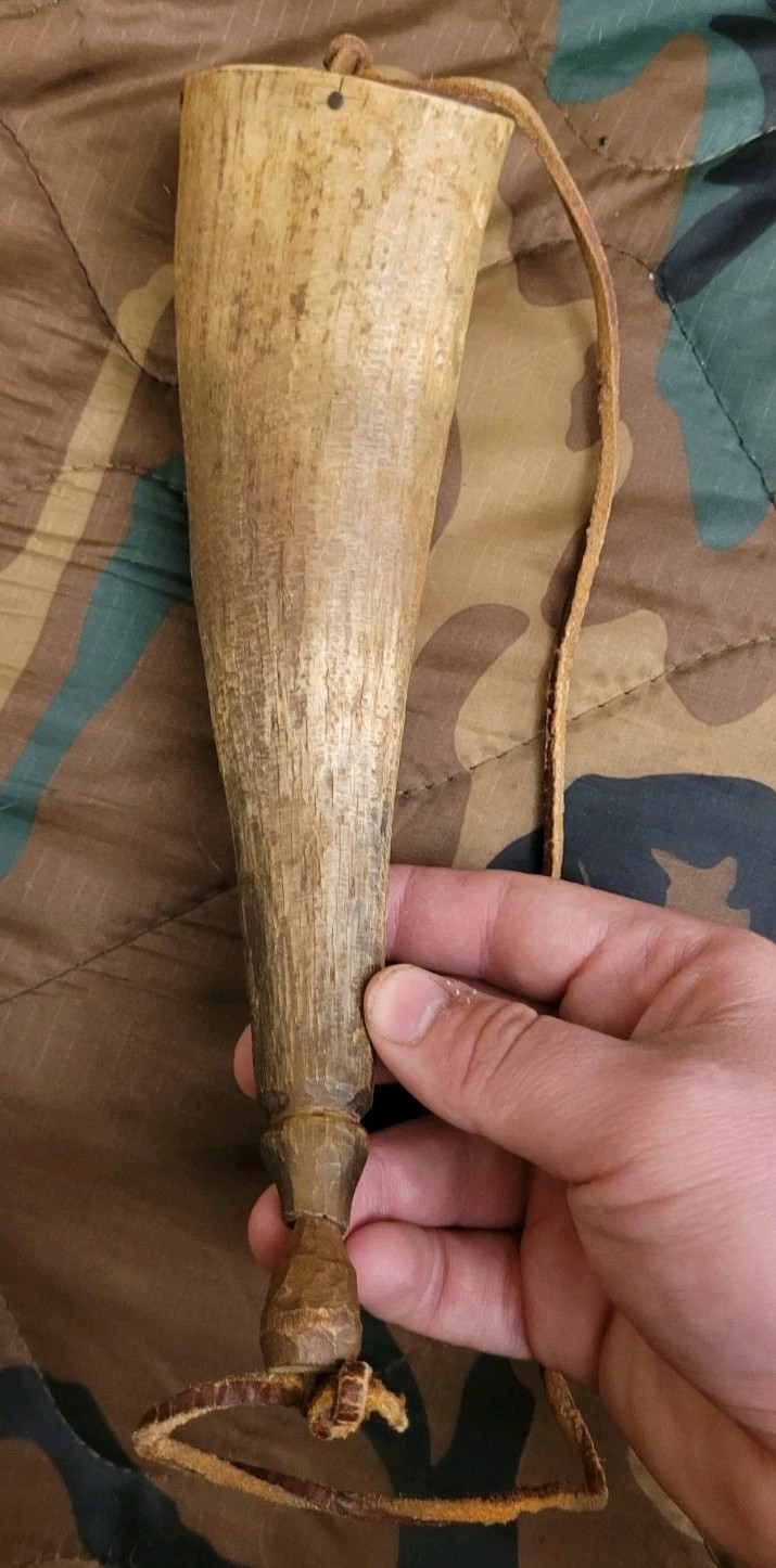 Vintage Muzzleloading Powder Horn