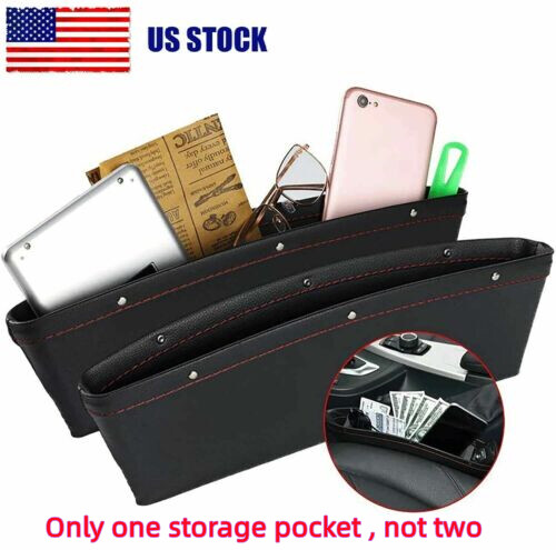 Portable Catch Caddy Car Seat Console Gap Filler Side Organizer Pocket Storage