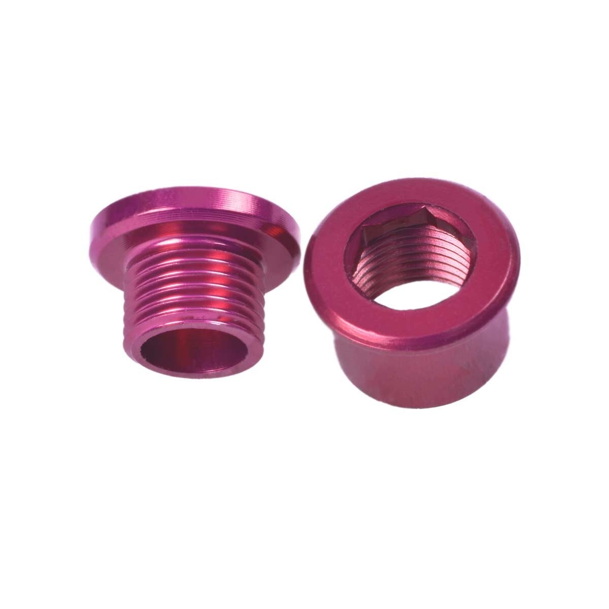 M8x6mm Chainring Bolt Set of 5 Units by Wheels Manufacturing - Colour Pink