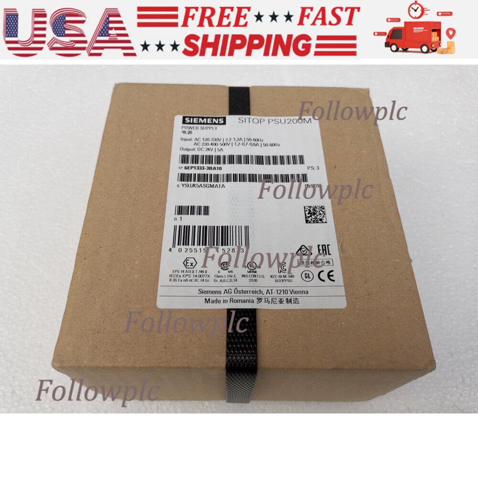 New In Box Siemens 6EP1333-3BA10 Power Supplyer Free fast shipping
