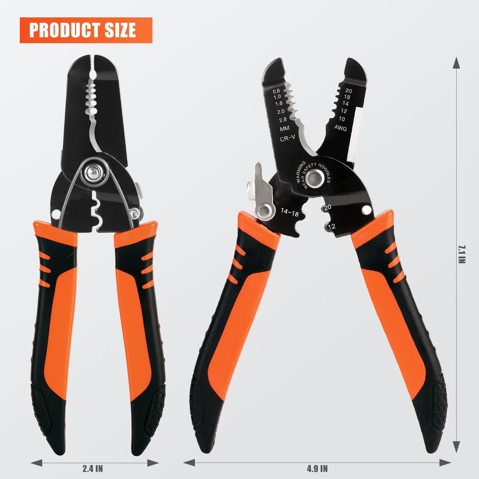 Wire Stripper Tool Crimper Cutter Pliers Electrical Cable Cutting Hand Tool