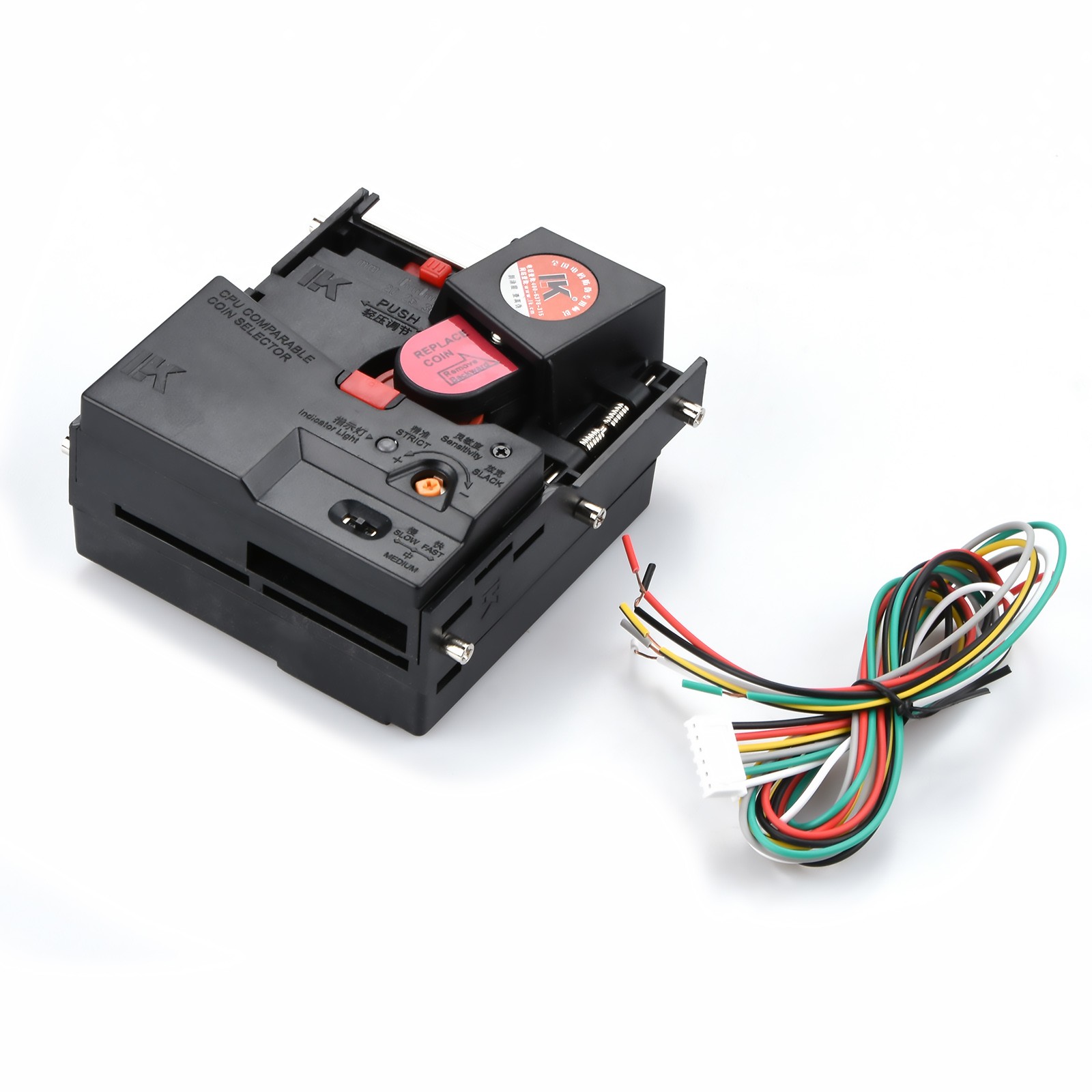 CPU Comparable Coin Selector Arcade Token Acceptor For Mechanism Vending Machine